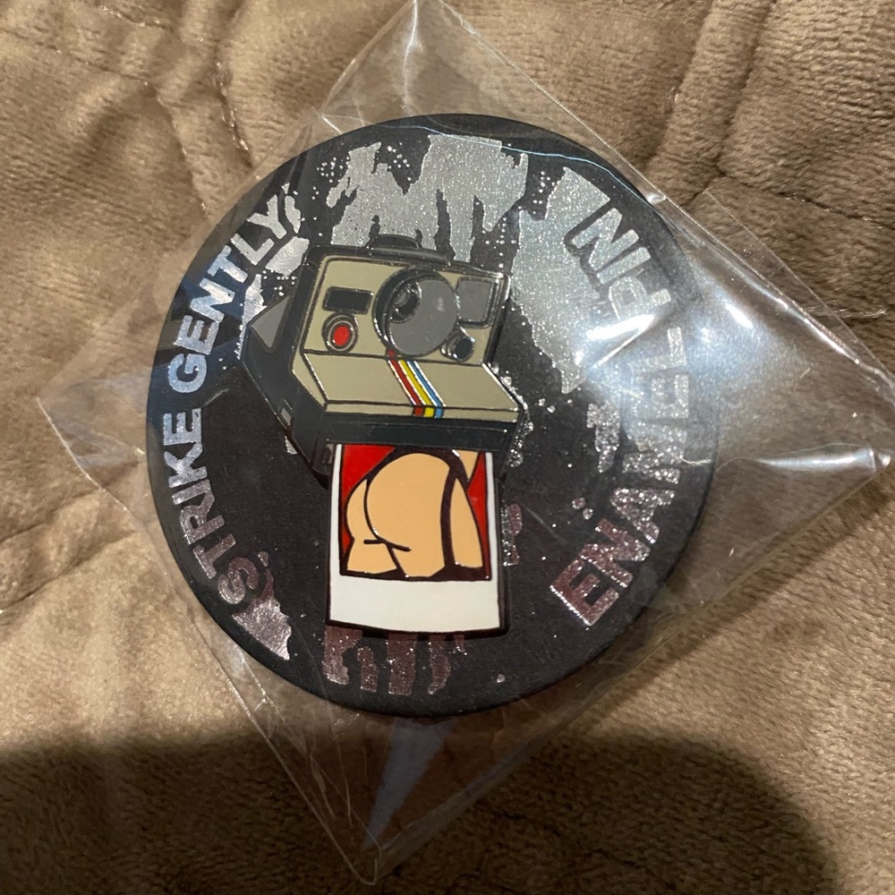 Black and Silver Pin